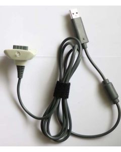 Cable USB Blanc pour manette Xbox 360