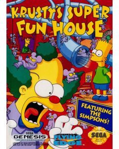 Jeu Krusty's Super Fun House pour Megadrive
