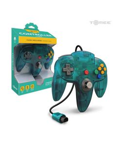 Manette Nintendo 64 Turquoise translucide