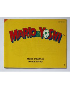 Mario & Yoshi - notice sur Nintendo NES