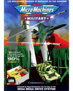Jeu Micro Machines Military pour Megadrive