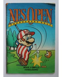 Nes Open Tournament Golf - notice sur Nintendo NES