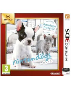 Jeu Nintendogs + Cats - Bouledogue français - Nintendo Selects sur Nintendo 3DS