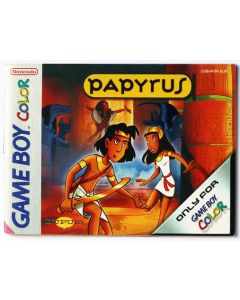 Papyrus - notice sur Game Boy Color