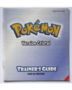 Pokémon Cristal - notice sur Game boy color