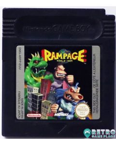 Jeu Rampage World Tour pour Game Boy