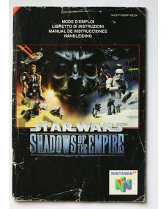 Star Wars - Shadows Of The Empire - notice sur Nintendo 64