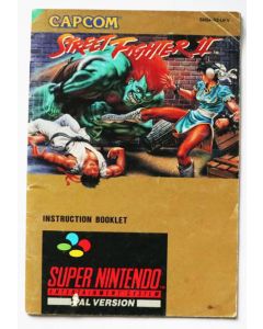 Street Fighter 2 UKV - notice sur Super nintendo