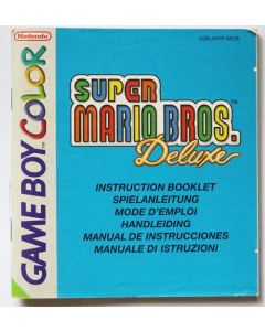 Super Mario Bros. Deluxe - notice sur Game boy color