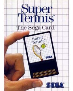 Jeu Super Tennis The Sega Card sur Master System