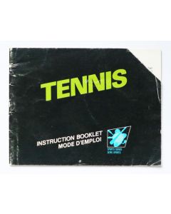 Tennis - notice sur Nintendo NES