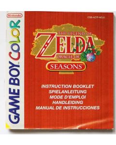 The Legend Of Zelda - Oracle Of Seasons - notice sur Game boy color