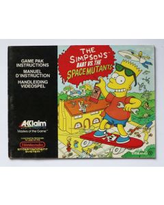 The Simpsons - Bart vs The Space Mutants - notice sur Nintendo NES