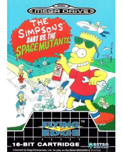 Jeu The Simpsons Bart vs the Space Mutants pour Megadrive
