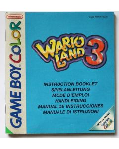 Wario Land 3 - notice sur Game boy color